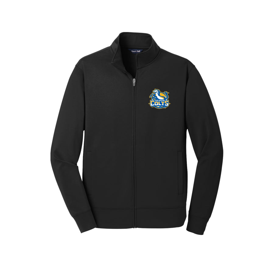 Twin Groves-Adult Unisex Sport-Tek Fleece Full-Zip Jacket On-Demand Colt Logo