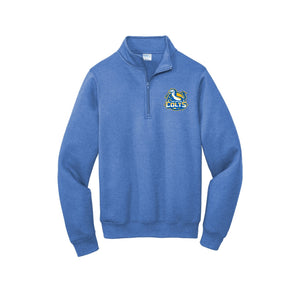 Twin Groves-Adult Unisex 1/4-Zip Pullover Sweatshirt On-Demand Colt Logo