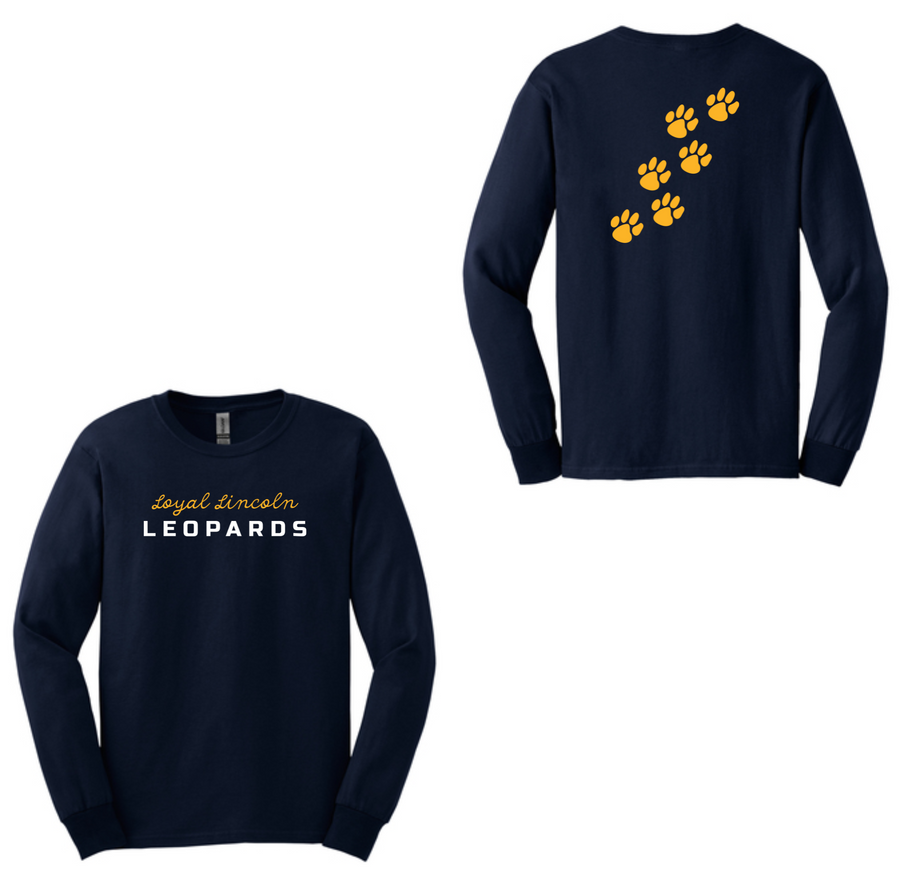 Lincoln Elementary (Cupertino, CA) Spirit Wear 2024-25 On-Demand-Adult Unisex Long Sleeve Tee