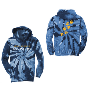 Lincoln Elementary (Cupertino, CA) Spirit Wear 2024-25 On-Demand-Youth Port & Co Tie-Dye Pullover Hooded Sweatshirt