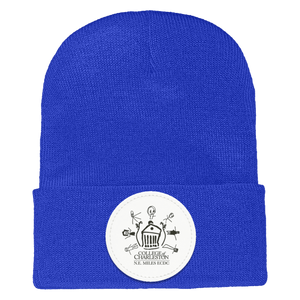 N.E. Miles ECDC On Demand-1501 Yupoong Adult Cuffed Knit Beanie - Circle Patch