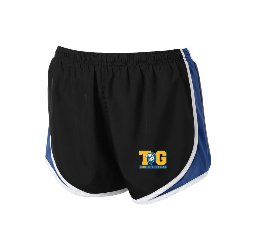 Twin Groves MS-Womens Sport-Tek Cadence Short On-Demand_TG Logo