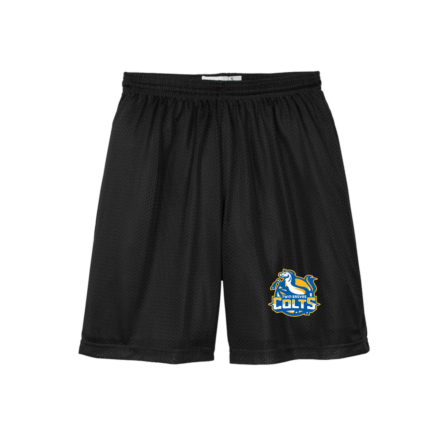 Twin Groves-Adult Sport-Tek PosiCharge Classic Mesh Short On-Demand Colt Logo