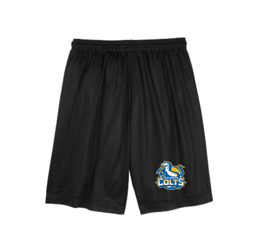 Twin Groves MS-Youth Sport-Tek PosiCharge Classic Mesh Short On-Demand Colt Logo