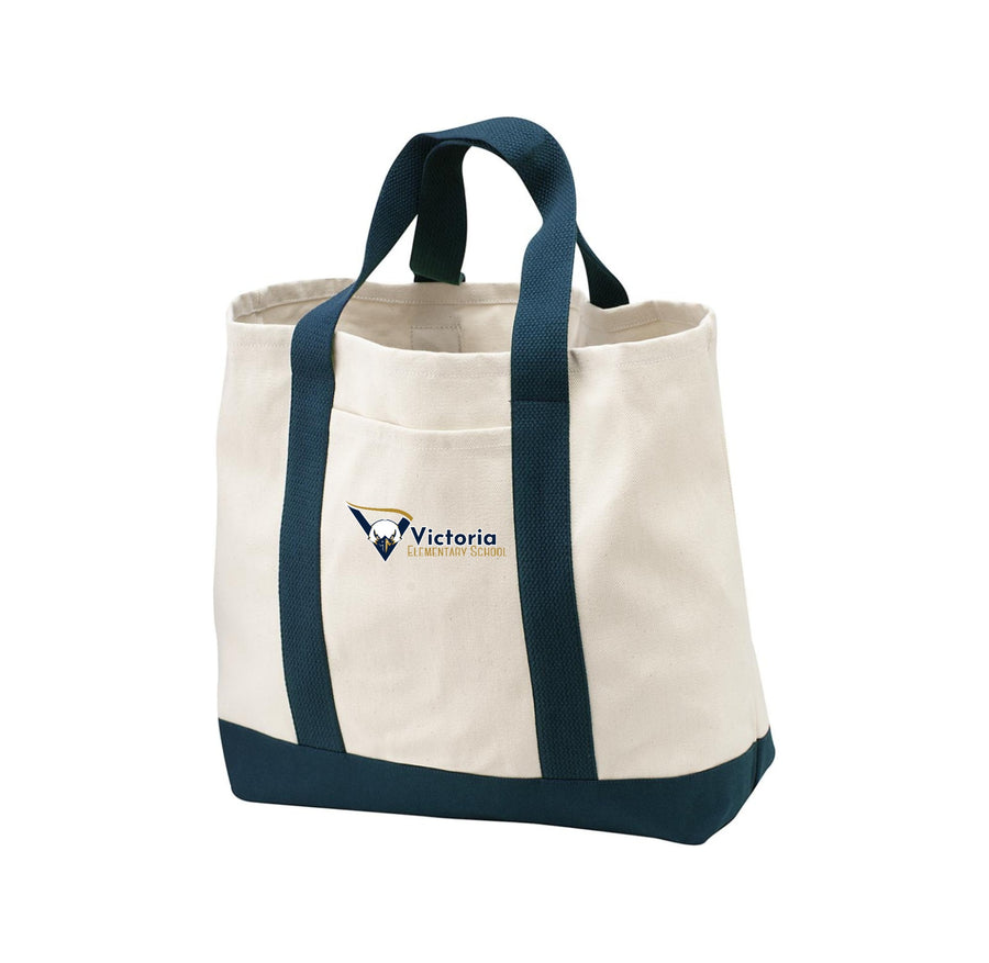 Victoria Elementary-Port Authority Ideal Twill Two-Tone Shopping Tote On-Demand