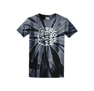 HARES STAFF-Adult Unisex Tie-Dye Shirt On-Demand Half Hawk Face