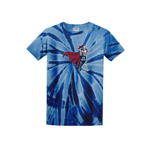 John F. Kennedy (Riverside)-Adult Unisex Tie-Dye Shirt On-Demand_L