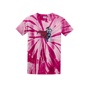 John F. Kennedy (Riverside)-Adult Unisex Tie-Dye Shirt On-Demand_L