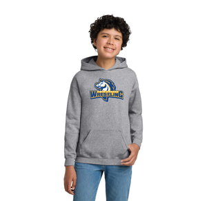 Twin Groves MS Wrestling Spirit Wear 2024-25-Youth Unisex Hoodie Wrestling Logo