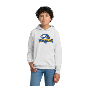 Twin Groves MS Wrestling Spirit Wear 2024-25-Youth Unisex Hoodie Wrestling Logo