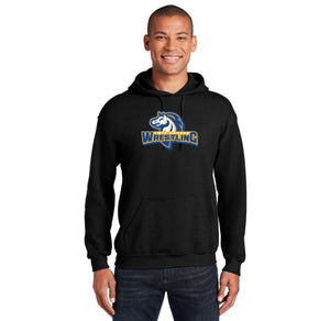 Twin Groves MS Wrestling-Adult Unisex Hoodie Wrestling Logo