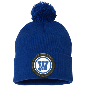 Westfield Academy-SP15 Pom Pom Knit Cap - Circle Patch