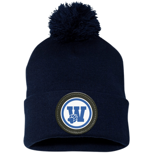 Westfield Academy-SP15 Pom Pom Knit Cap - Circle Patch