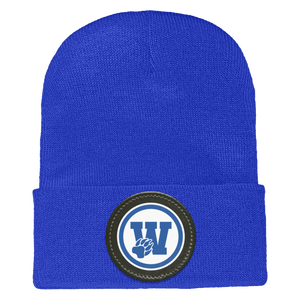 Westfield Academy-1501 Yupoong Adult Cuffed Knit Beanie - Circle Patch