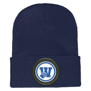 Westfield Academy-1501 Yupoong Adult Cuffed Knit Beanie - Circle Patch