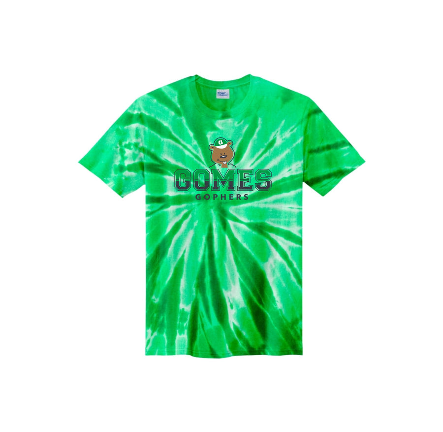 Gomes-Youth Unisex Tie-Dye Shirt On-Demand Classic Logo