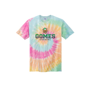 Gomes-Youth Unisex Tie-Dye Shirt On-Demand Classic Logo