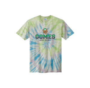 Gomes Elementary-Youth Unisex Tie-Dye Shirt On-Demand Classic Logo