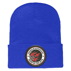 Benjamin Franklin (Riverside) Spirit Wear 2024-25 On Demand-1501 Yupoong Adult Cuffed Knit Beanie - Circle Patch