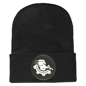 Buckingham Broncos On Demand-1501 Yupoong Adult Cuffed Knit Beanie - Circle Patch