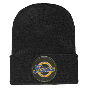 Deerfield PTA-1501 Yupoong Adult Cuffed Knit Beanie - Circle Patch