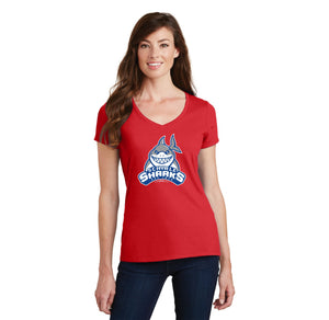 Schirle-Womens Fan Favorite V-Neck Tee