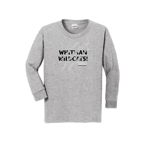 Whitman Middle School Spirit Wear 2024-25 On Demand-Youth Unisex Long Sleeve Tee On-Demand Claw Logos