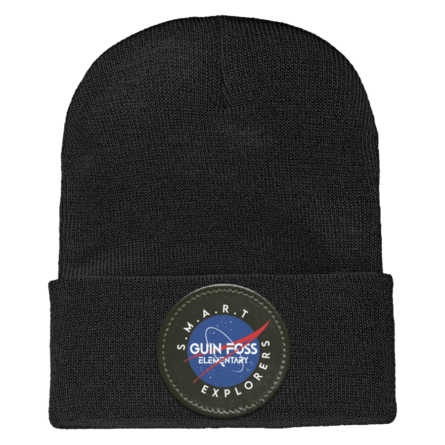 GFE STAFF Store-1501 Yupoong Adult Cuffed Knit Beanie - Circle Patch