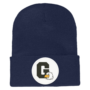 Greenbrook-1501 Yupoong Adult Cuffed Knit Beanie - Circle Patch_2