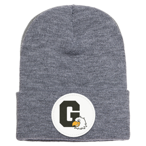 Greenbrook-1501 Yupoong Adult Cuffed Knit Beanie - Circle Patch_2