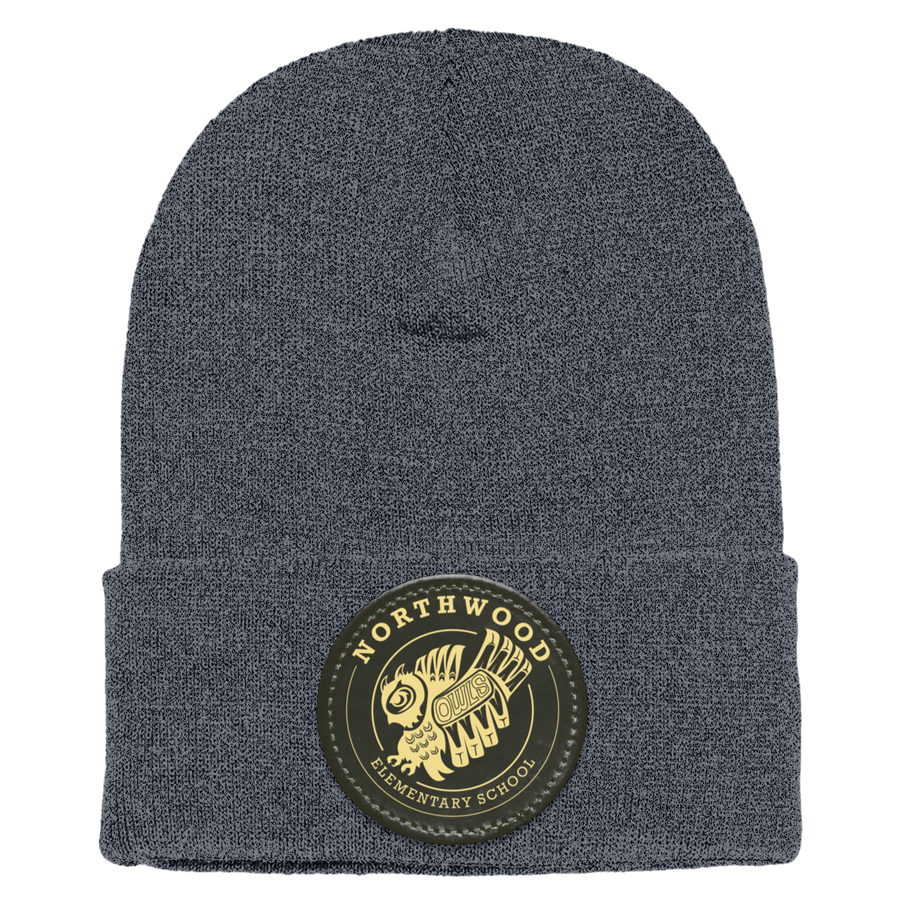 Northwood Elementary-1501 Yupoong Adult Cuffed Knit Beanie - Circle Patch