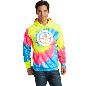 Mast Way Elementary Spring Spirit Wear 2024 On-Demand-Adult Unisex Tie-Dye Pullover Hooded Sweatshirt