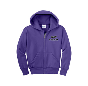 Allgrove & Seymour Spirit Wear 2024-25 On Demand-Youth Unisex Full-Zip Hooded Sweatshirt On-Demand Typographic