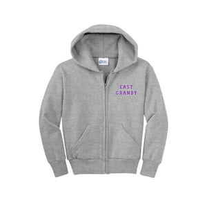 Allgrove & Seymour Spirit Wear 2024-25 On Demand-Youth Unisex Full-Zip Hooded Sweatshirt On-Demand Typographic