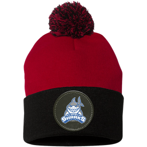 Schirle Elementary-SP15 Pom Pom Knit Cap - Circle Patch