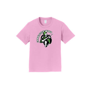 Charlotte Wood Middle School Spirit Wear 2024-25 On Demand-Youth Unisex Port & Co Fan Favorite Premium Tee On-Demand Knight Logo