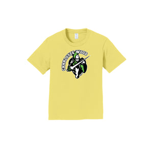 Charlotte Wood Middle School Spirit Wear 2024-25 On Demand-Youth Unisex Port & Co Fan Favorite Premium Tee On-Demand Knight Logo