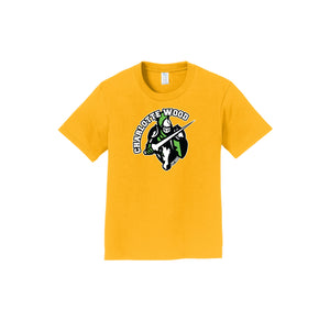 Charlotte Wood Middle School Spirit Wear 2024-25 On Demand-Youth Unisex Port & Co Fan Favorite Premium Tee On-Demand Knight Logo