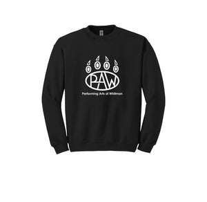 Whitman Middle School On Demand-Adult Unisex Crewneck Sweatshirt On-Demand  Paw Logo