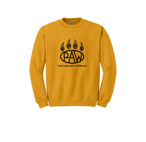 Whitman Middle School On Demand-Adult Unisex Crewneck Sweatshirt On-Demand  Paw Logo