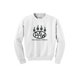 Whitman Middle School On Demand-Youth Unisex Crewneck Sweatshirt On-Demand Paw Logo