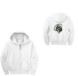 CWMS-Youth Unisex Full-Zip Hooded Sweatshirt On-Demand Knight Logo