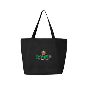 Gomes Elementary Spirit Wear 2024-2025 On Demand-Q-Tees Canvas Zippered Tote On-Demand