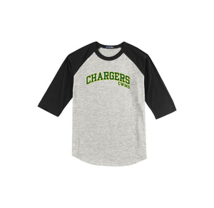 CWMS-Youth Unisex Baseball Tee On-Demand Chargers Logo