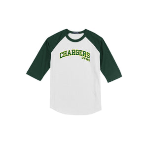 CWMS-Youth Unisex Baseball Tee On-Demand Chargers Logo