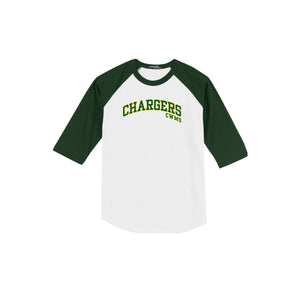 CWMS-Adult Unisex Baseball Tee On-Demand Chargers Logo