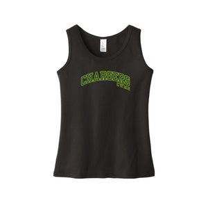 Charlotte Wood Middle School Spirit Wear 2024-25 On Demand-District Girls V.I.T. Tank On-Demand Chargers Logo