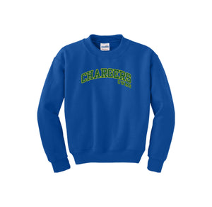 CWMS-Youth Unisex Gildan Crewneck Sweatshirt On-Demand Chargers Logo