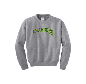 CWMS-Youth Unisex Gildan Crewneck Sweatshirt On-Demand Chargers Logo