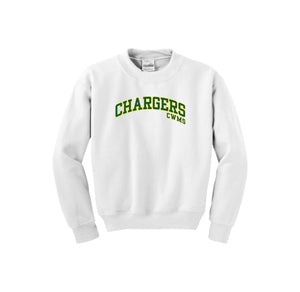 CWMS-Youth Unisex Gildan Crewneck Sweatshirt On-Demand Chargers Logo